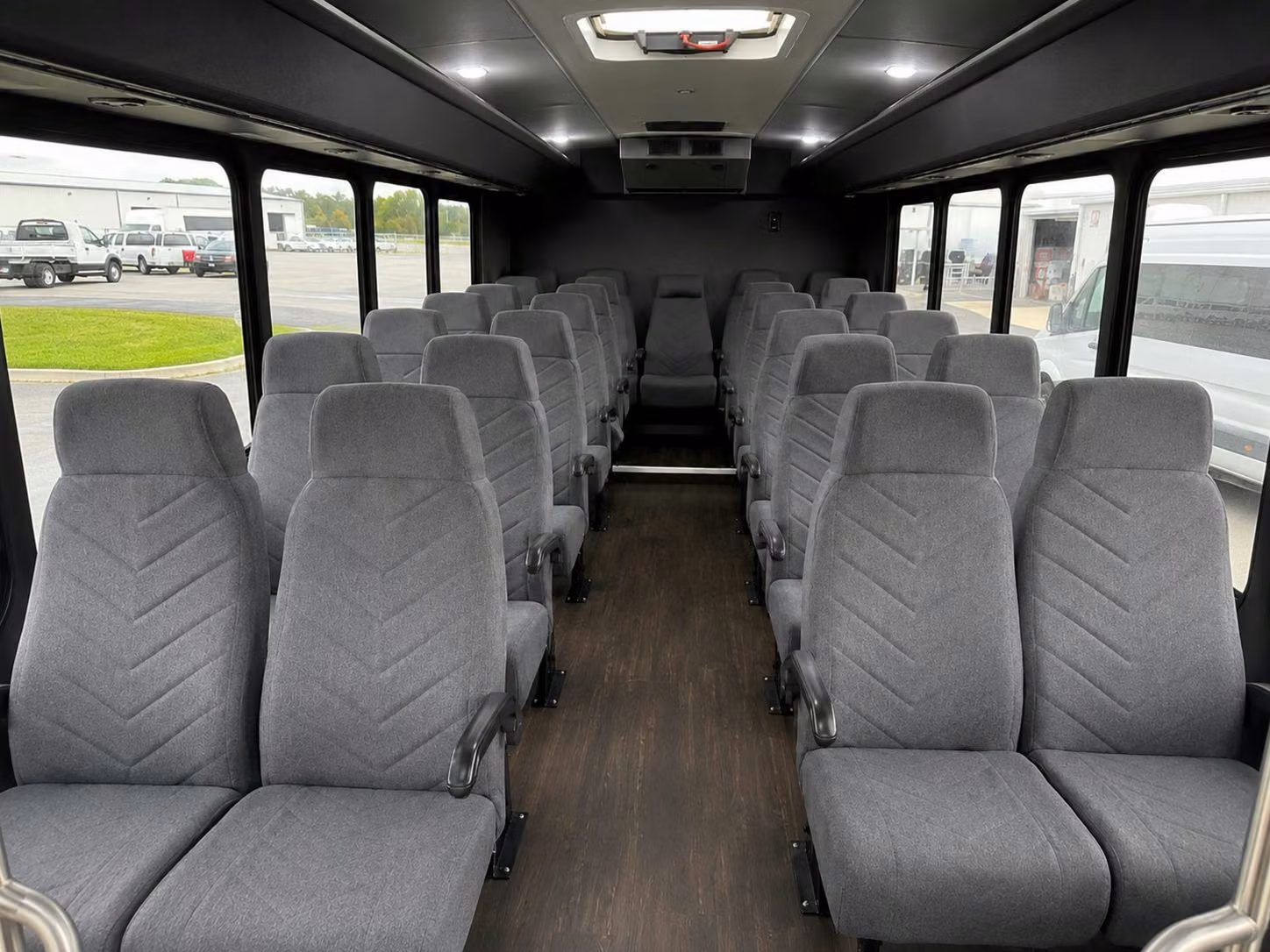15 passenger minibus inside