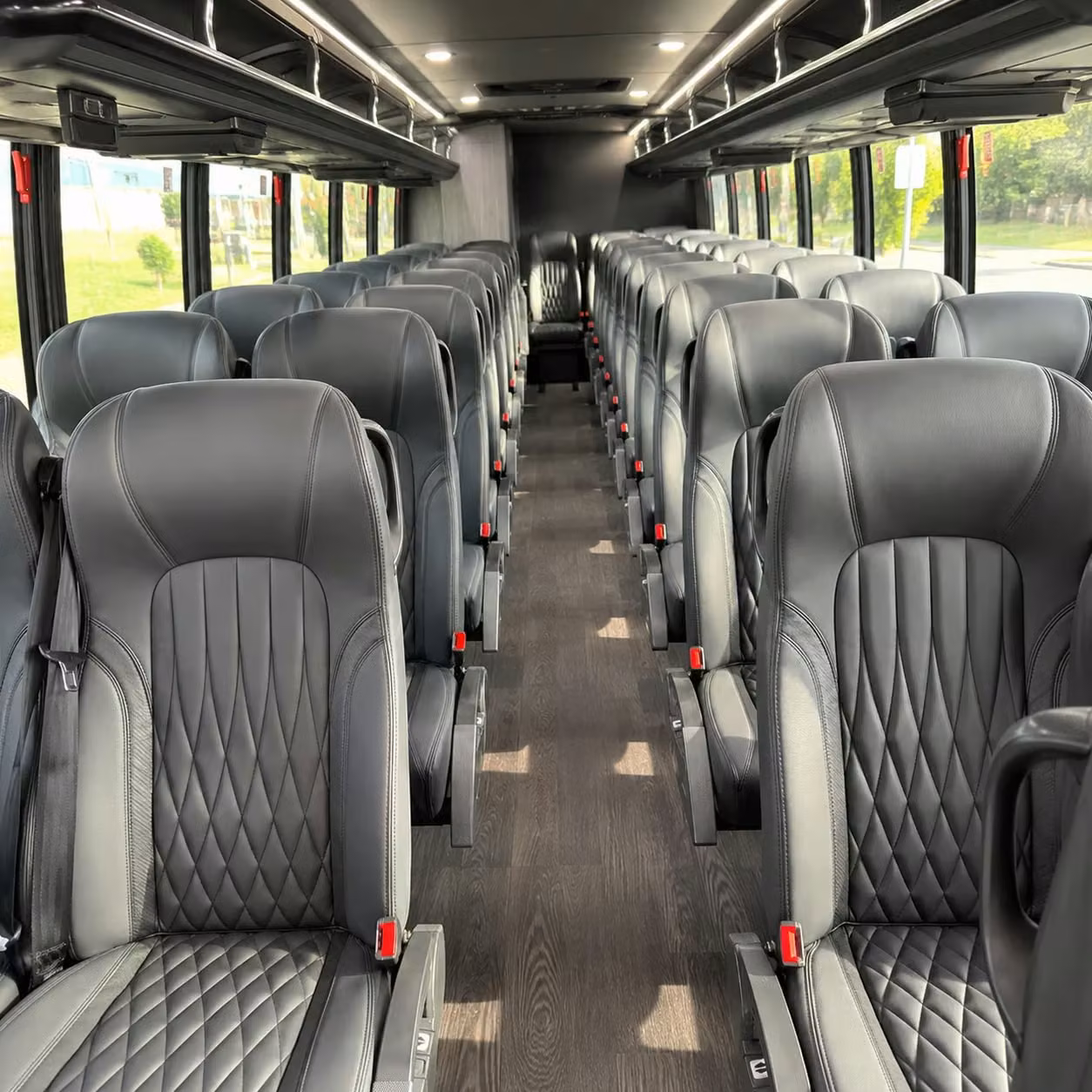 25 passenger minibus inside