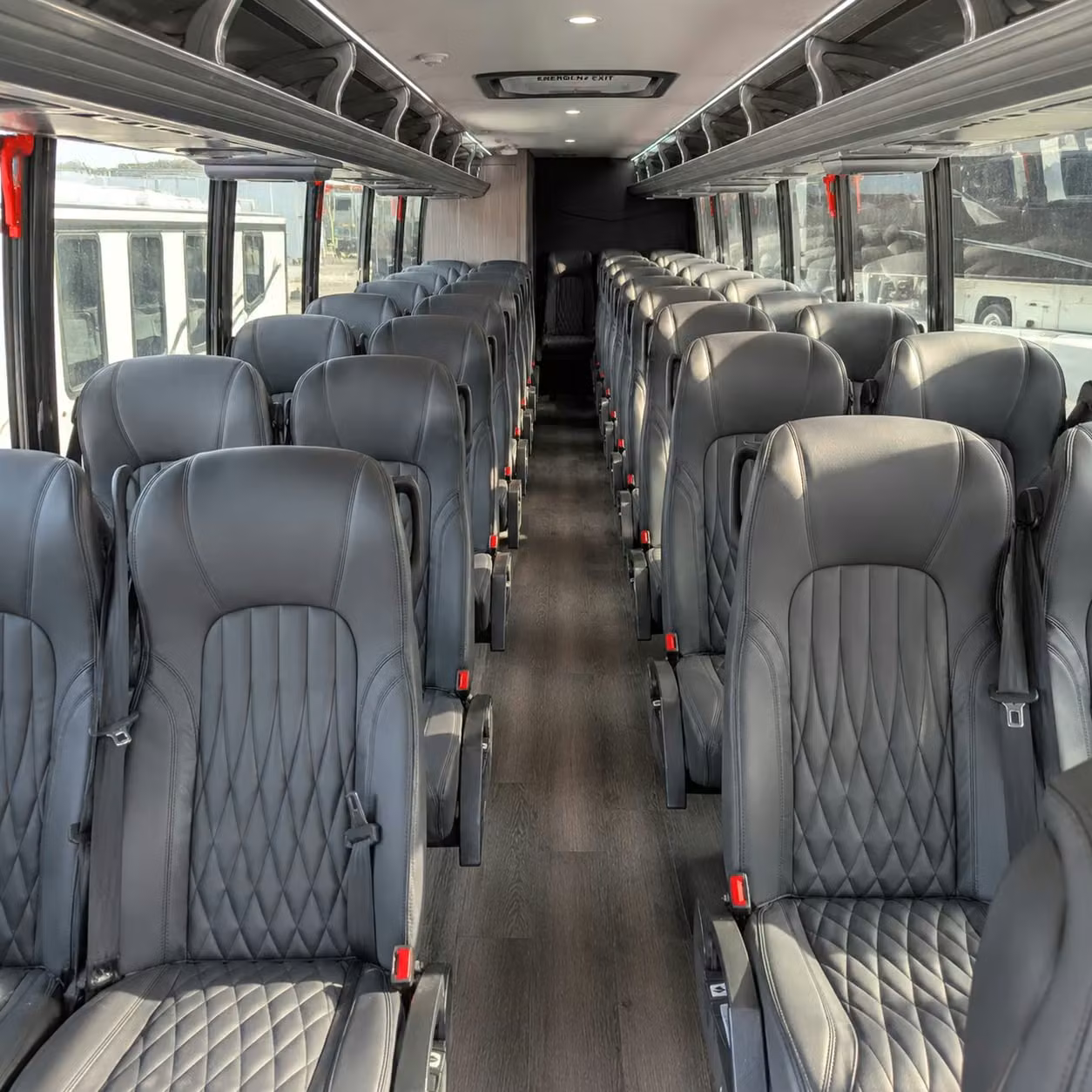 28 passenger minibus inside