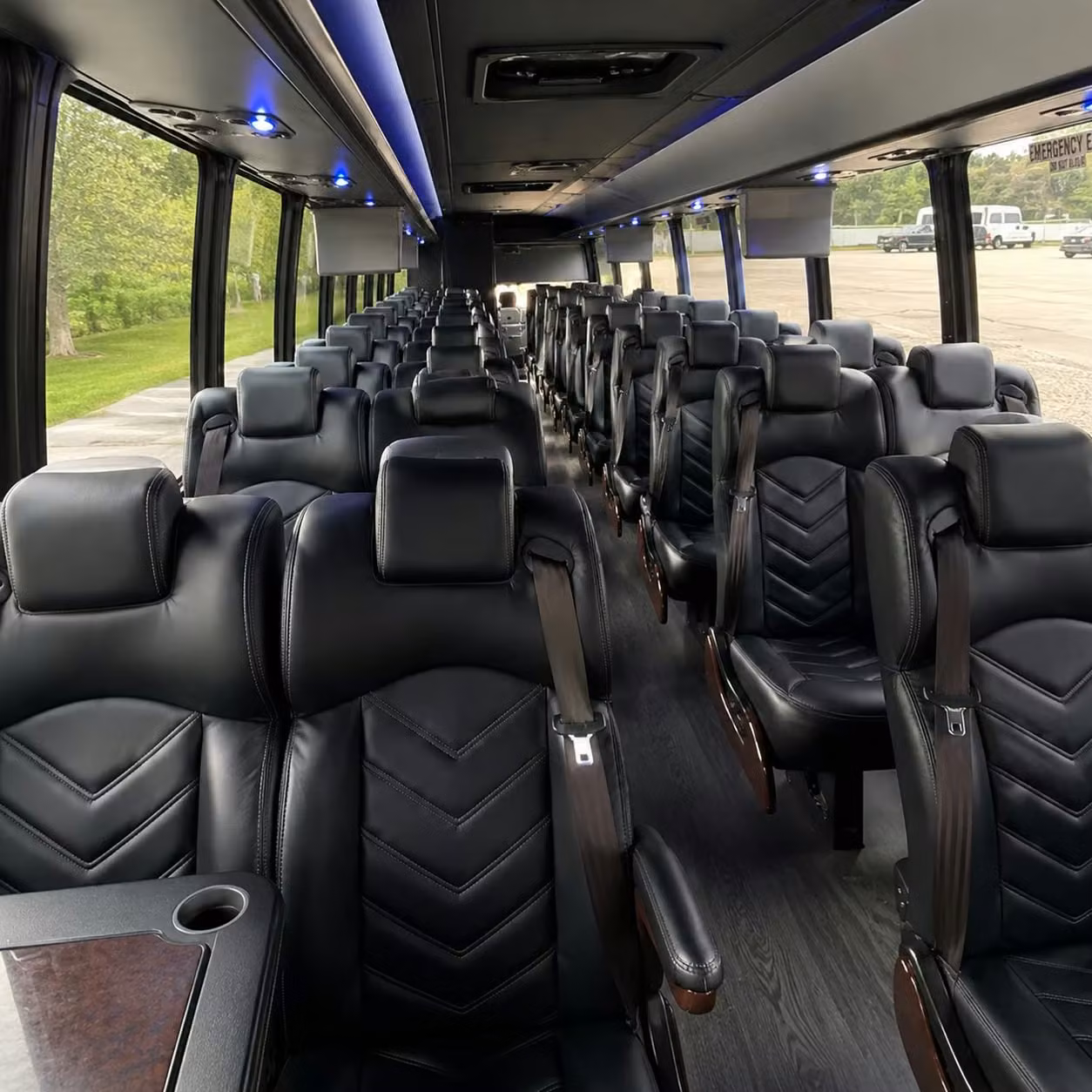 35 passenger minibus interior