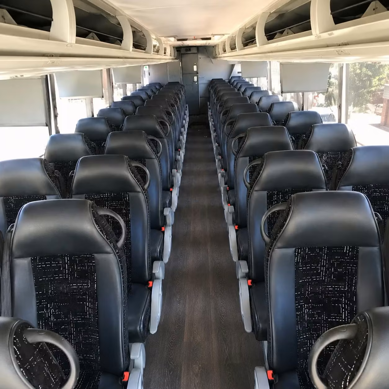 fort collins charter bus interior